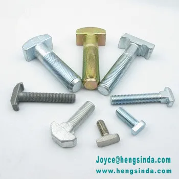 low price factory make t head bolt,stainless steel t bolt clamp,standard size t bolt fastenal