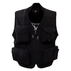 Uniform Streetwear vest photographer men vests work wear waistcoat