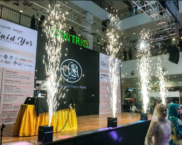 Indoor Wireless sparkler Cold Fountain Fireworks DMX Firing Display System