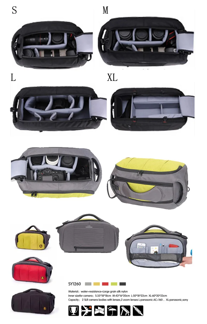 godspeed handle camera bag sling