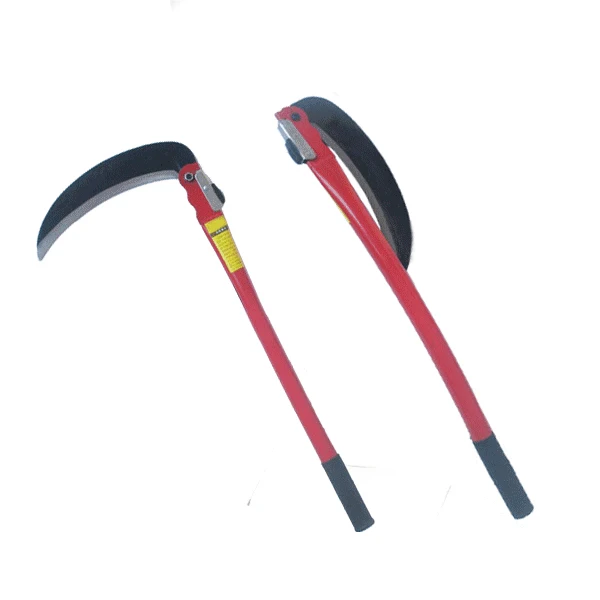 Safety Folding Hand Sickle Garden Weed Remover Scythe Blade Cutter