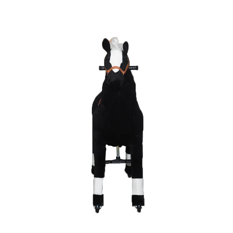 Hot Black Mechanical Kids Horse Ride Toys For Sale