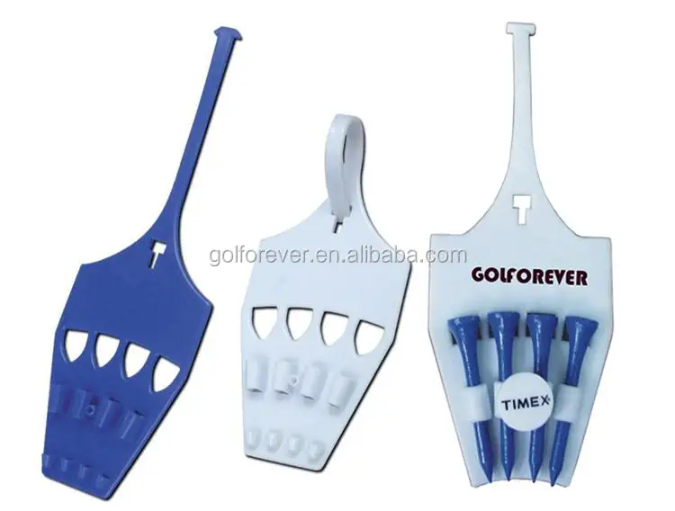 novelty golf tee holder with belt clip