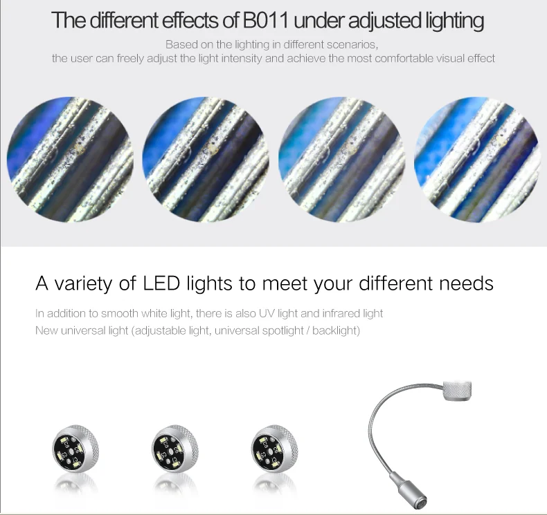 
500X 1000X Interchangeable lens USB Electron Digital Handheld Industrial Microscope Camera With Stage Touch Button Led 