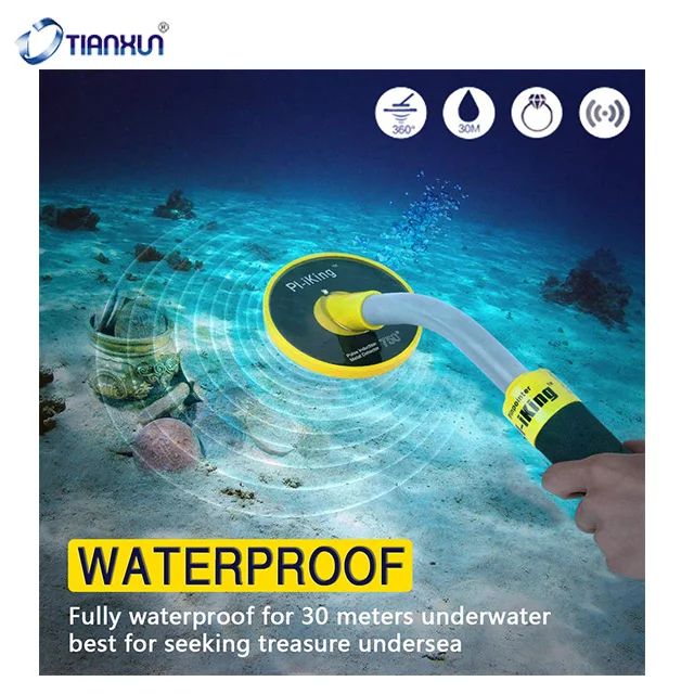Высококачественный полностью водонепроницаемый металлоискатель PI Iking-750 для охоты за сокровищами