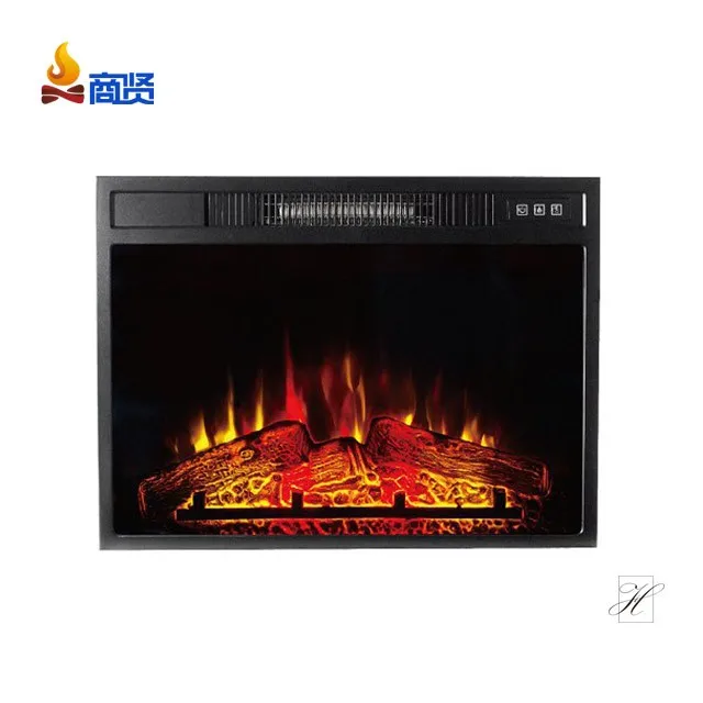 Cheap led adjustable flame remote control insert electric fireplace with mantel