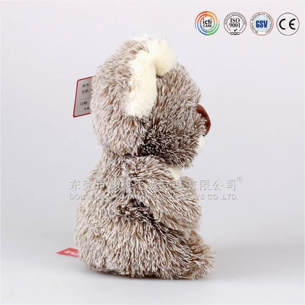 Sedex audited factory stuffed plush toy custom talking doll with sound chip voice box