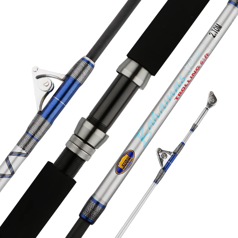 1.98m 2.1m trolling rod big game fishing jigging trolling poles for boat