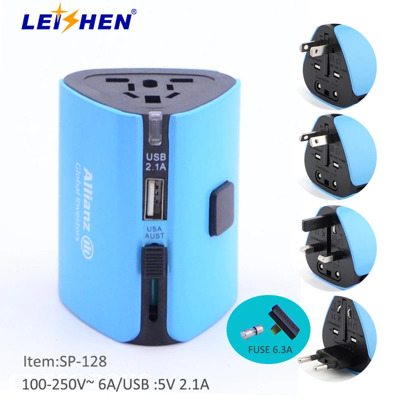 Ce Fcc Rohs Leishen маленький размер Usb зарядное устройство адаптер Мобильный Универсальный дорожный по всему