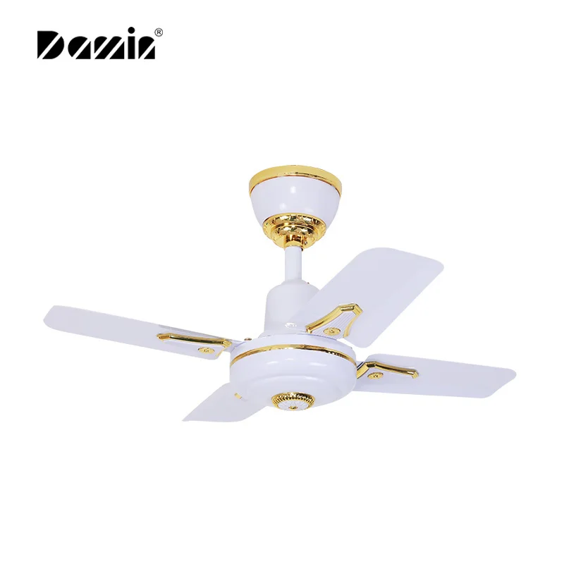 Бытовая техника 24 дюймов 220 В Электрический промышленный вентилятор celling с 4 декоративными узорами Металлических Лезвий
