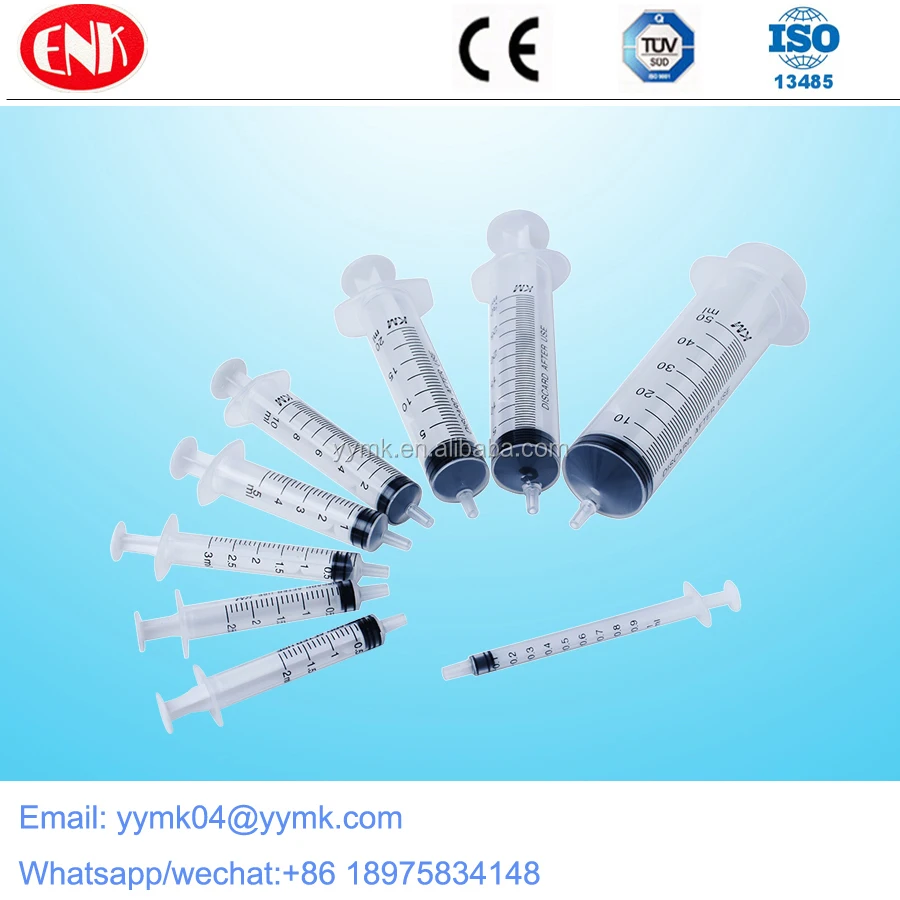 Одноразовый пластиковый наконечник шприца Luer Slip & Lock