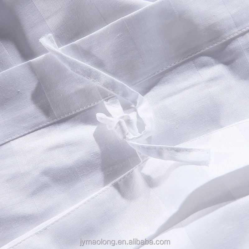 
White Stripe Queen/King Bedding Set/ Luxury Bedding Article Wholesale 