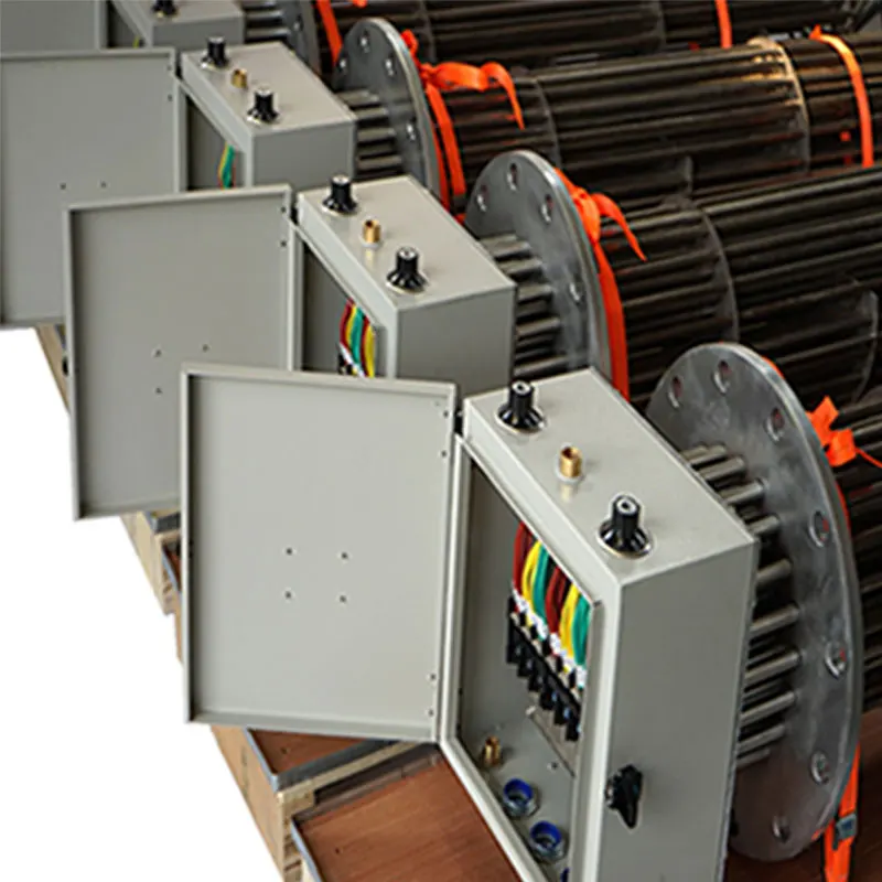 Flange Tubular Heater For High Viscosity Petroleum Oils With Temperature Control System