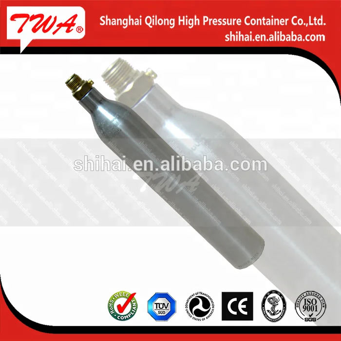 2021 NEW DESIGN 0.6L CO2 Gas Cylinder 0.6L Aluminum Soda Maker Cylinder
