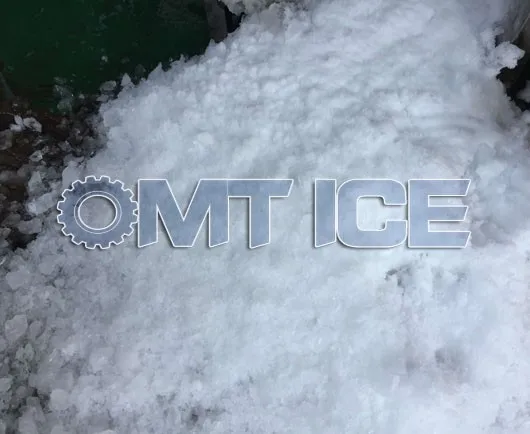 OMT  Industrial Ice Crushing Machine for cube ice or tube ice Cutting Crushed