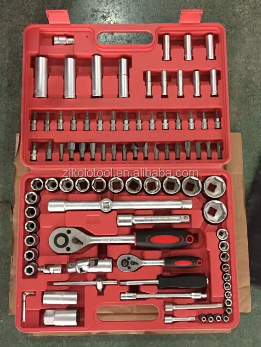 High Quality 94pcs Germany Used Small Socket Wrench Set Tooling Kraft with