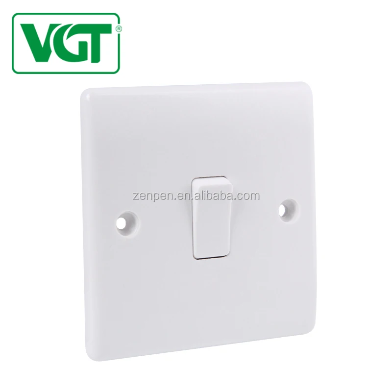 Бакелит 1 Gang 2 Way настенная кнопка Микро-переключатель