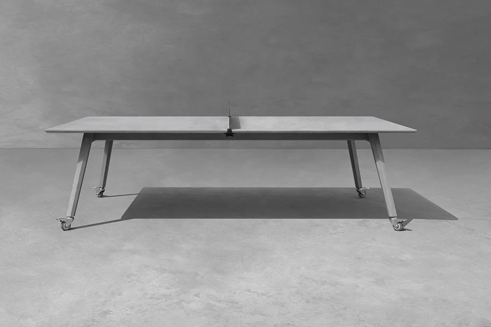 Bentu Zhong movable UHPC concrete table outdoor garden or public table tennis pingpong table