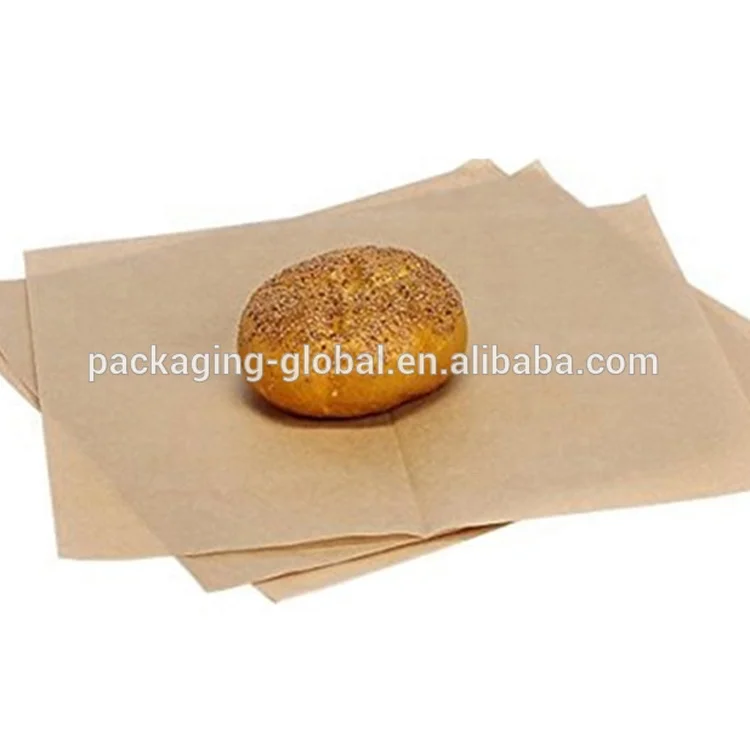 
brown color Greaseproof burger food wrapping wrap paper 