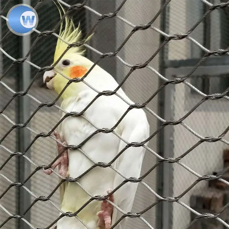 Дешевая клетка для птиц из нержавеющей стальной трос сетка вольер сетки