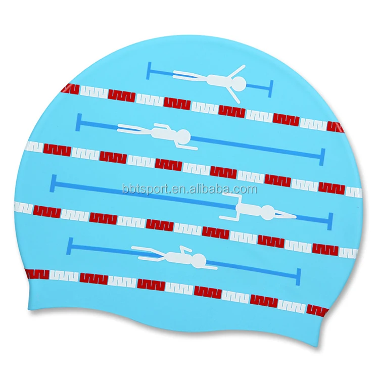 Custom high quality silicone swimming caps
