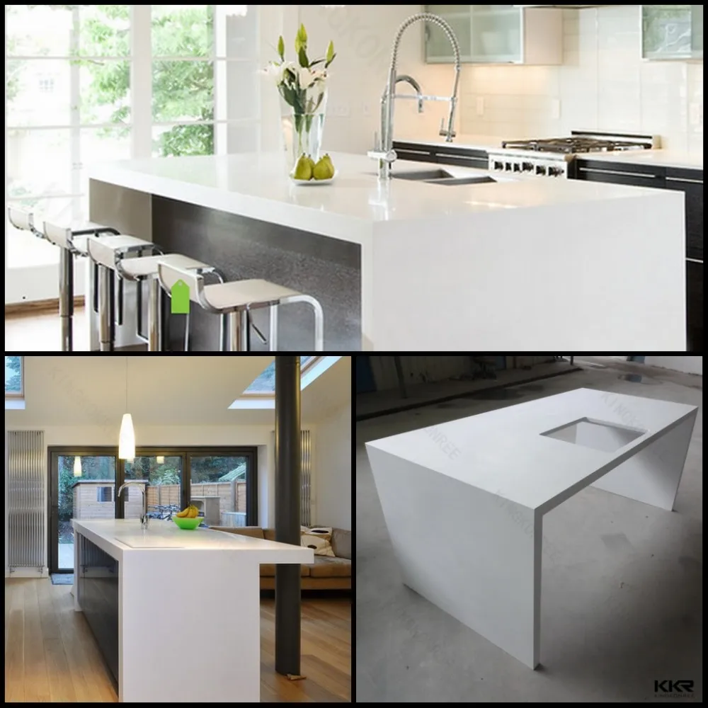 Simple design modern solid surface restaurant bar counterop