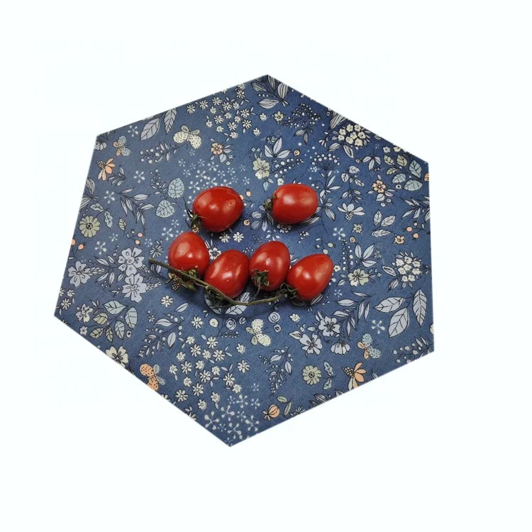 
Sandwich Lunch bag hot Selling Biodegradable Natural Organic Cotton Fabric Beeswax reusable Food Wraps 