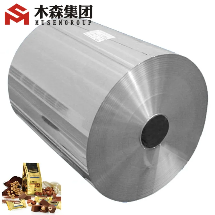 Food packing aluminum foil 0.006mm thick foil rolls