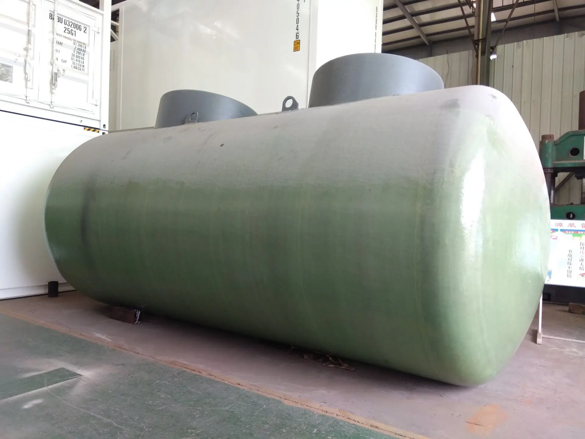20000L to 50000L SF fiber glass double wall underground fuel oil storage tank