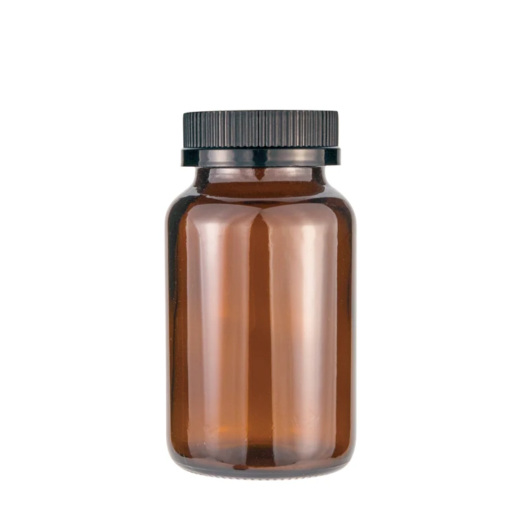 100 ml 150 ml 200 ml clear amber empty airtight child resistant proof pharmacy pill packaging Bottles