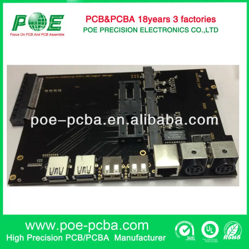 fr4 4 layer immersion gold china pcb assembly
