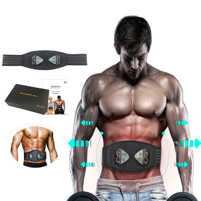 
 Ems muscle stimulator massage belt body slimming Fitness Exercise Abdominal Muscle Trainer  