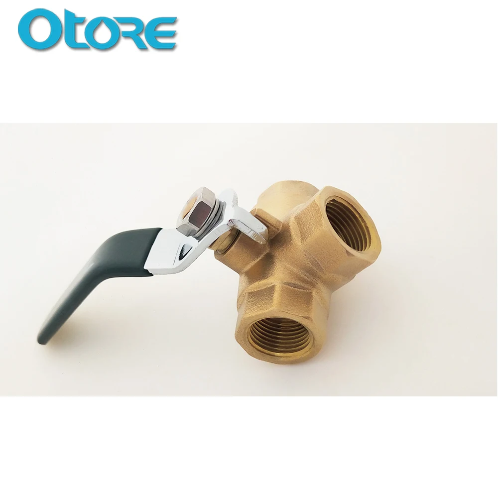 
Otore Three Way T-Full Port Brass Ball Valve 