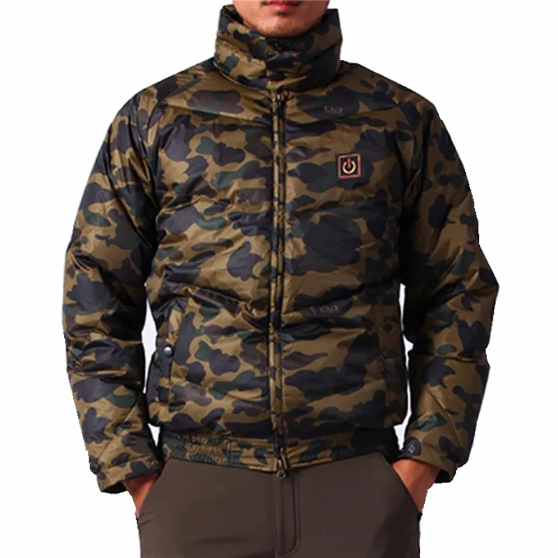 
 Водонепроницаемый охотничий камуфляж аккумуляторная куртка-бомбер батареи куртка с подогревом  