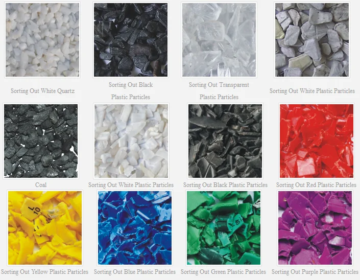 Plastic flakes craps optical sorting machine for recycling equipment plastic color sorter