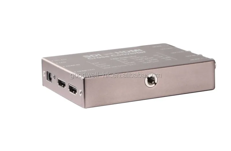 Factory Direct Supply Broadcast Grade Mini Portable SDI HDMI Cross Converter with F970 Battery Plate