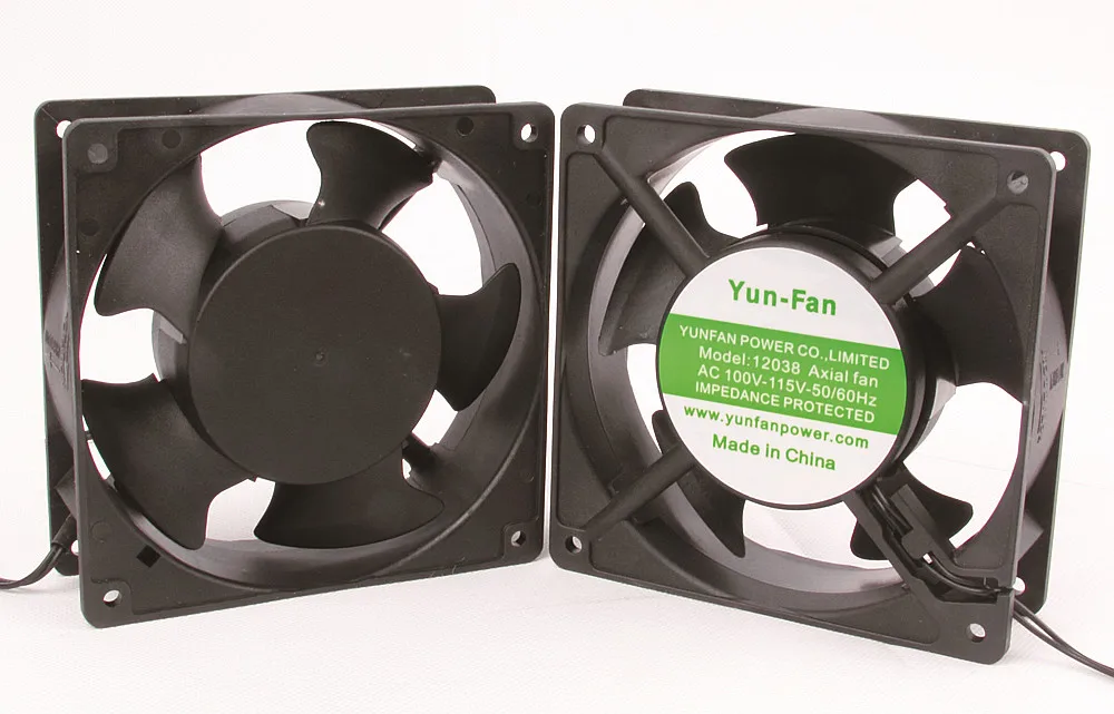 220V EC fan 12038 120mm Pop plastic frame energy saving cooling fan in china