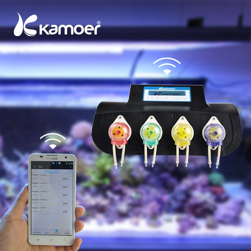  Перистальтический водяной насос с таймером Kamoer контроллер для дозирующего насоса аквариума