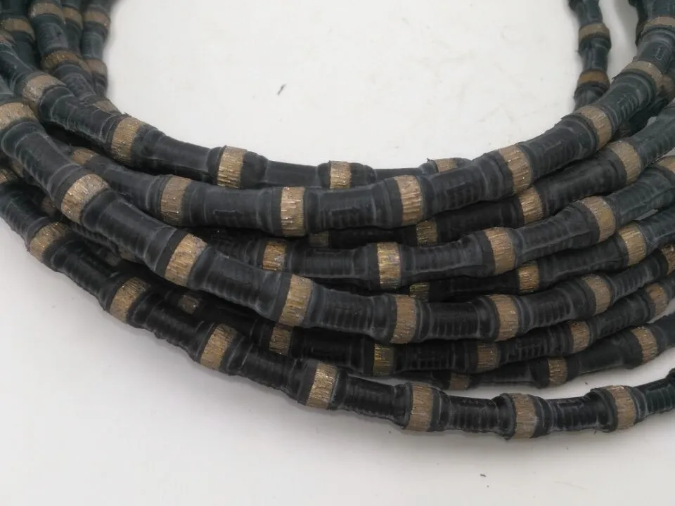 Plastic or Rubber Diamond Rope Wire Cutter for granite marble concrete