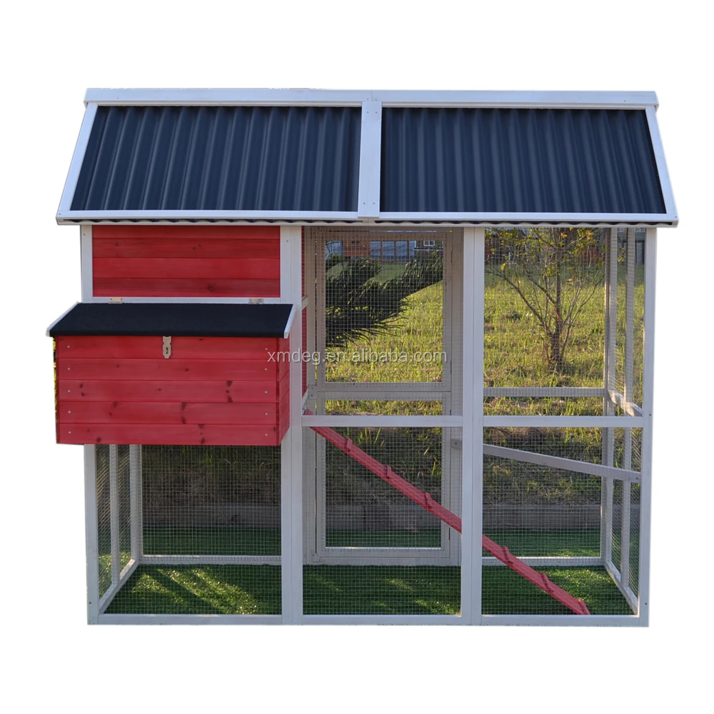 Wooden Pet House Rabbit Hutch Chicken Coop With Deeper No Leak Trays wood chicken poultry house for 8 hens house