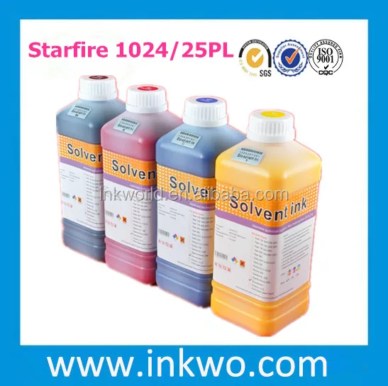 1 литровый пакет растворяющих чернил для Starfire 1024 25PL головка