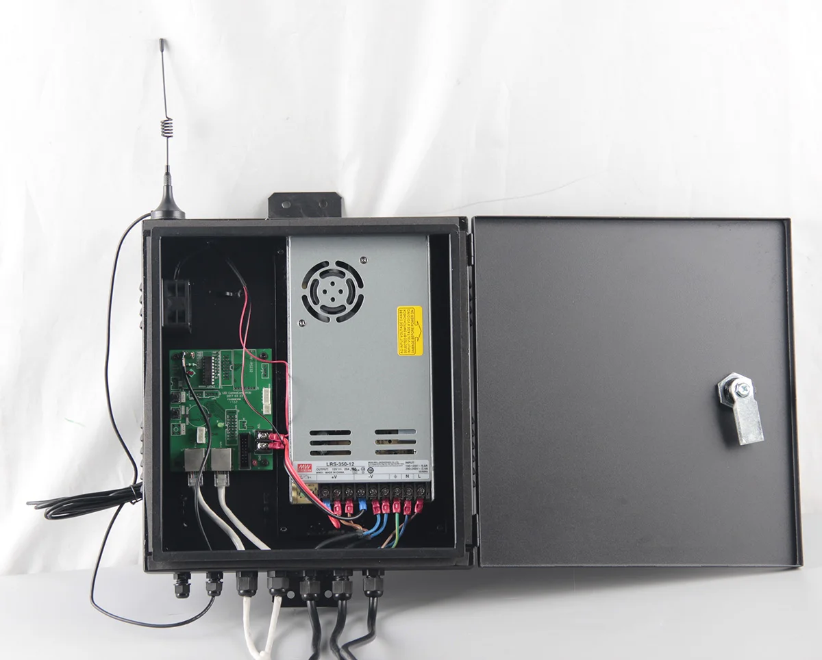 16 Inches Outdoor Used Super Bright Red LED Digital Gas Price Sign for Gas Station with One Control Box and Two Remote Control