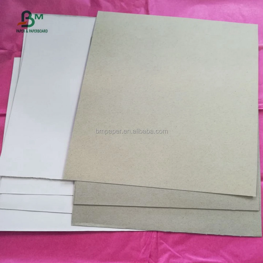 
Wasted material paper board grey 230g duplex board for gift packaging <span style=