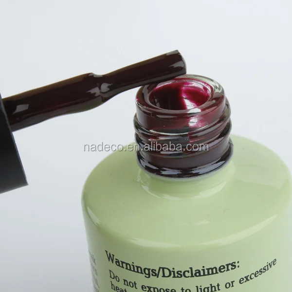 High Quality Soak Off Led Uv Wholesale Gel Nail Polish With Green Bottle