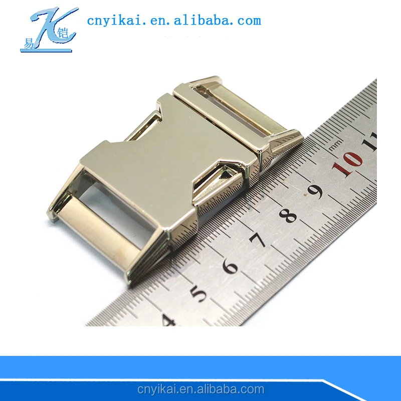 20mm  adjustable strap buckle metal strap bag clip buckle backpack strap buckle