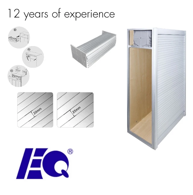 Простой в использовании кассета коробка 3 Шаг Алюминиевая роликовые ставни