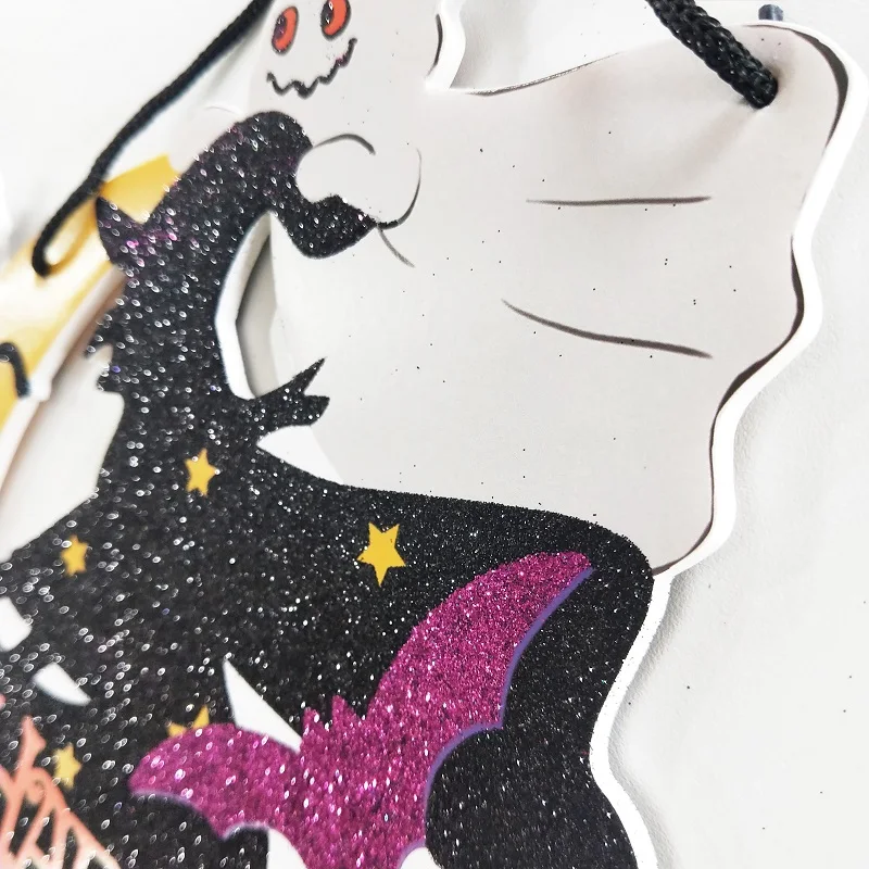 
New Products Halloween wizard Tag Ornaments Ghost Festival Tag Pendant Decoration Bar Store Decoration Supplies 