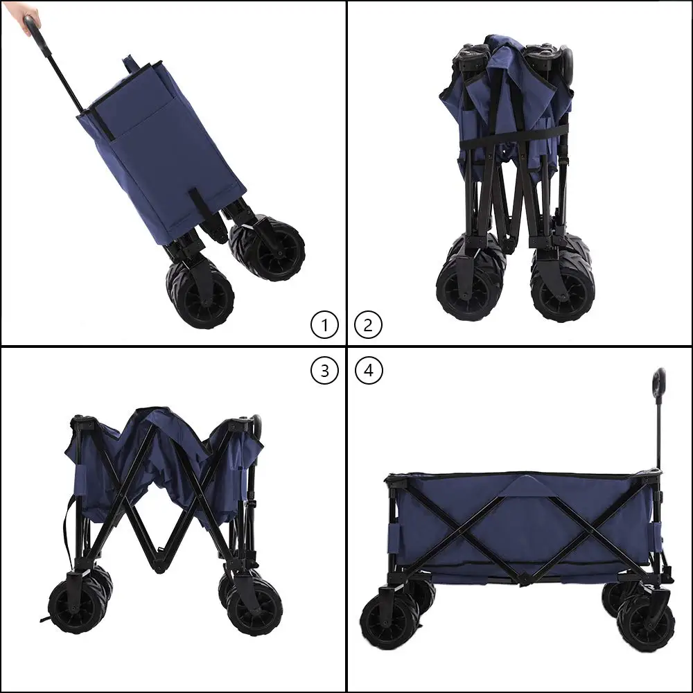 Складная Алюминиевая тележка для сада и пляжа