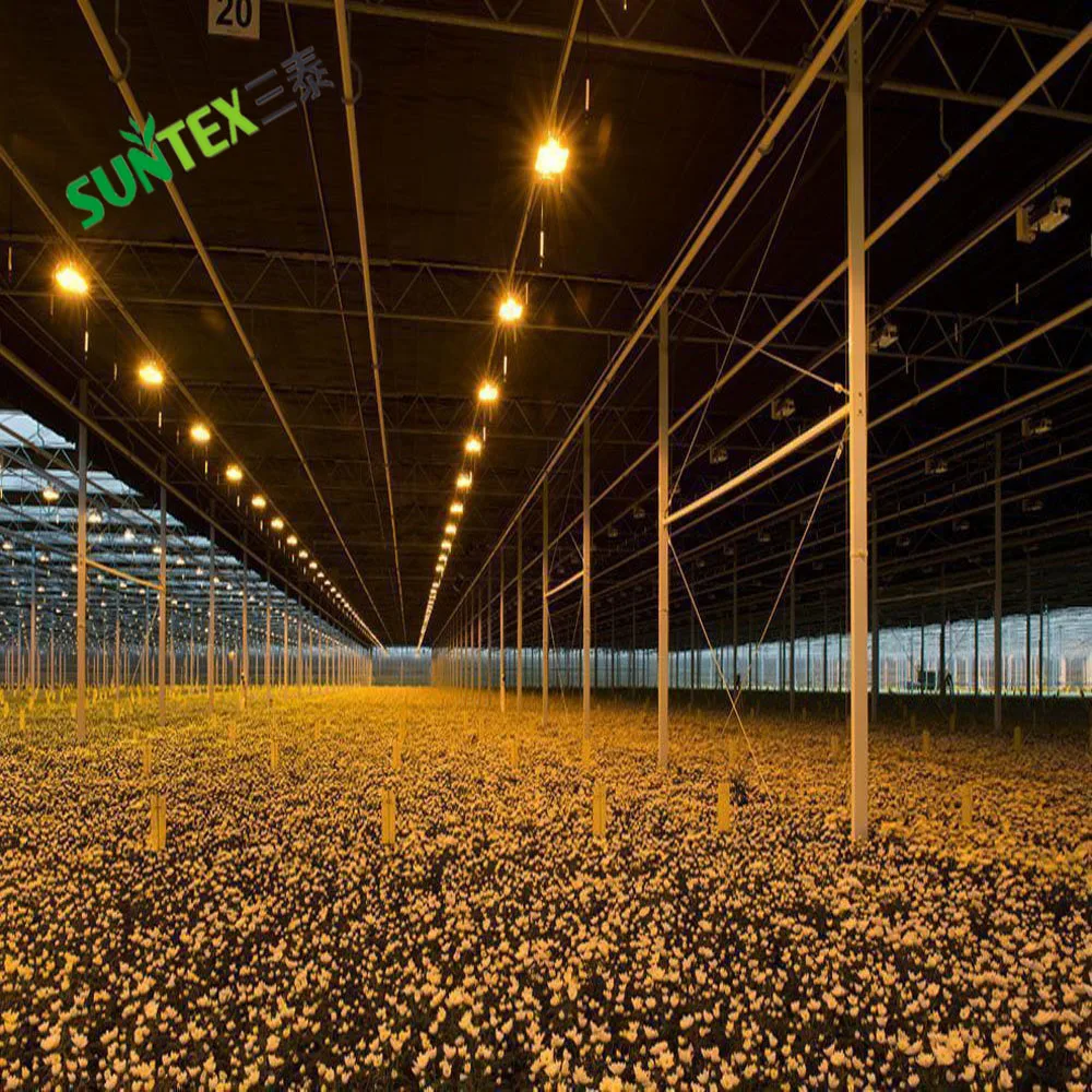 99% Energy Saving Chrysanthemum Screen,greenhouse Flower protection Thermal Screen, Induce Booming Mesh