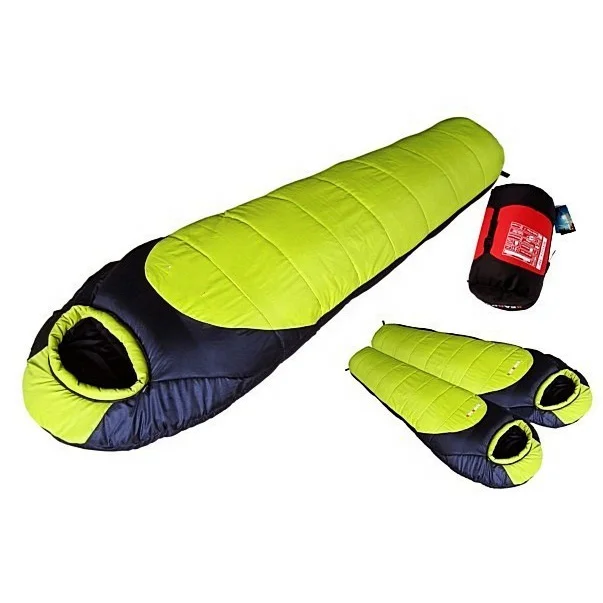 Custom lightweight polyester travel sleeping bag for camping mummy bag